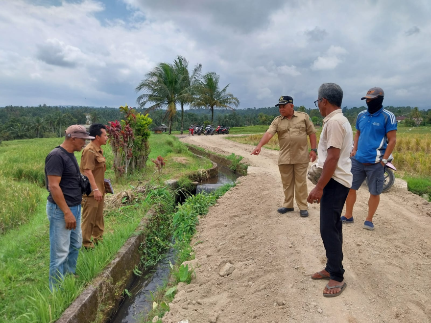 Pembangunan Jalan Usaha Tani Desa Angkah Berlanjut Tahun 2025