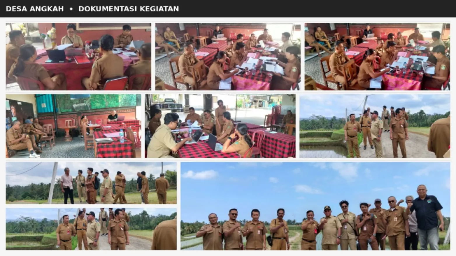 DPMD Tabanan Laksanakan Monitoring Pengelolaan Keuangan Desa di Desa Angkah